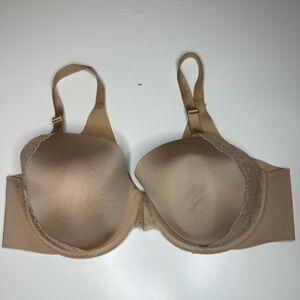 Soma Vanishing 360 Perfect Coverage Lace Trim Bra Size 40C GUC
